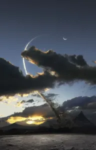 Serene Rural Landscape Photo Prints: New Earth based moon project called Hyperion
