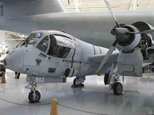 Propeller Plane Images Prints: OV-1D Mohawk on display