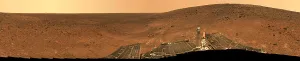 Space Exploration Photography Prints: Panoramic view of Mars