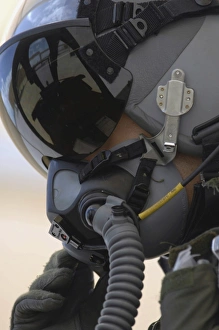 Pilot sits in his A-10 Thunderbolt II Pilot sits in his A-10 Thunderbolt II