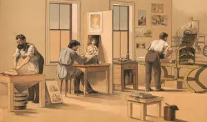 Education In The Past Prints: Prang's aids for object teaching, lithographer
