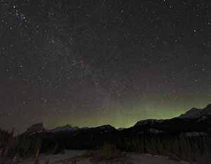Quadrantid Meteor Shower, Milky Way and Aurora Quadrantid Meteor Shower, Milky Way and Aurora