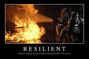 Stocktrek Poster Art Collection: Resilient: Inspirational Quote and Motivational Poster