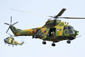 Romanian Air Force IAR-330L SOCAT helicopters Romanian Air Force IAR-330L SOCAT helicopters