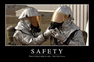 Stocktrek Poster Art Collection: Safety: Inspirational Quote and Motivational Poster