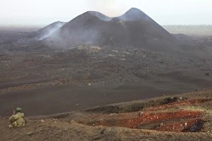Scoria cone on Nyamuragira Volcano, Democratic Republic of Congo Scoria cone on Nyamuragira Volcano, Democratic Republic of Congo
