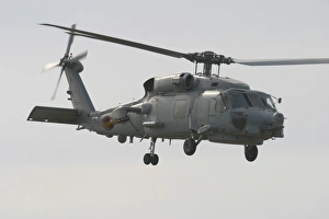 An SH-60B Seahawk of the Spanish Navy in flight over Rota, Spain An SH-60B Seahawk of the Spanish Navy in flight over Rota, Spain