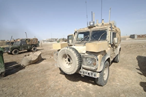 The Snatch Land Rover patrol vehicle used by the British Army The Snatch Land Rover patrol vehicle used by the British Army