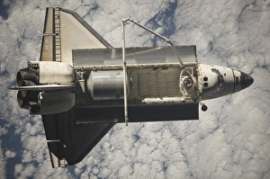 Spacecraft In Orbit Prints: Space Shuttle Discovery
