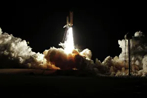 Space shuttle Discovery lifts off from Launch Pad 39A at Kennedy Space Center in Florida Space shuttle Discovery lifts off from Launch Pad 39A at Kennedy Space Center in Florida