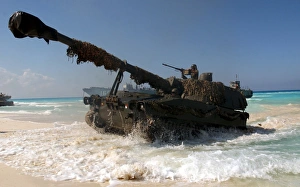 A Spanish Army M109A5 155mm Self-propelled Howitzer A Spanish Army M109A5 155mm Self-propelled Howitzer