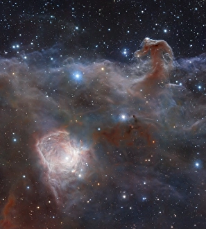 The star-forming region NGC 2024 in the constellation Orion The star-forming region NGC 2024 in the constellation Orion