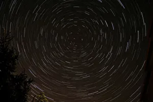 Star Trails around Polaris in the constellation Ursa Minor Star Trails around Polaris in the constellation Ursa Minor