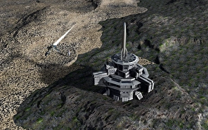 Moon Base Print