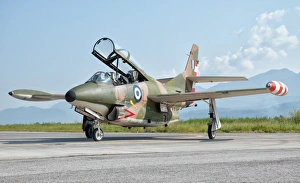 A T-2 Buckeye of the Hellenic Air Force at Kalamata Air Base, Greece A T-2 Buckeye of the Hellenic Air Force at Kalamata Air Base, Greece