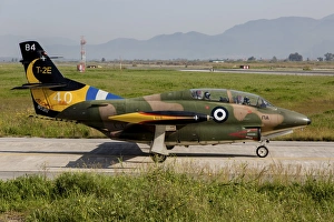 A T-2E Buckeye trainer aircraft of the Hellenic Air Force in 40th anniversary markings A T-2E Buckeye trainer aircraft of the Hellenic Air Force in 40th anniversary markings