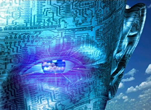 Artificial Intelligence Technology Prints: Technology Human