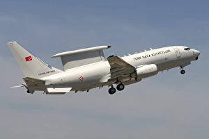 A Turkish Air Force Boeing 737-7ES Wedgetail A Turkish Air Force Boeing 737-7ES Wedgetail
