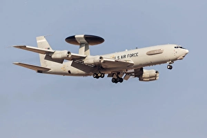 Military Surveillance Aircraft Prints: A U.S. Air Force E-3G Sentry
