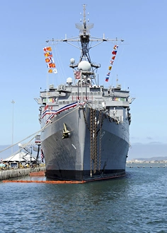 USS Dubuque is moored during its decommissioning ceremony USS Dubuque is moored during its decommissioning ceremony