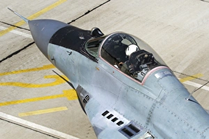 Top view of the cockpit on a Bulgarian Air Force MiG-29 Top view of the cockpit on a Bulgarian Air Force MiG-29