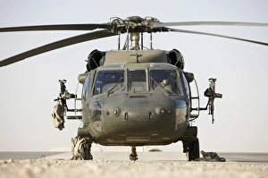 Front view of a UH-60L Black Hawk helicopter Front view of a UH-60L Black Hawk helicopter