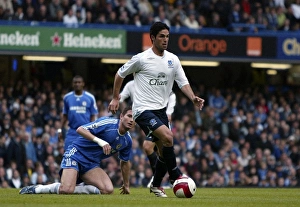 Chelsea v Everton - Mikel Arteta in action against Frank Lampard Chelsea v Everton - Mikel Arteta in action against Frank Lampard