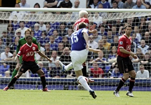 Everton v Manchester United Alan Stubbs scores the first goal for Everton Everton v Manchester United Alan Stubbs scores the first goal for Everton