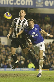 Everton v Newcastle United - James Beattie and Nicky Butt Everton v Newcastle United - James Beattie and Nicky Butt