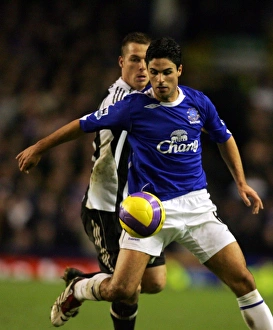 Everton v Newcastle United - Mikel Arteta and Scott Parker Everton v Newcastle United - Mikel Arteta and Scott Parker