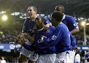 Football - Everton v Chelsea FA Barclays Premiership - Goodison Park - 17/12/06 Joseph Yobo celebrat Football - Everton v Chelsea FA Barclays Premiership - Goodison Park - 17/12/06 Joseph Yobo celebrat