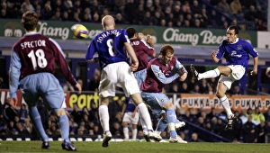 Football - Everton v West Ham United FA Barclays Premiership - Goodison Park - 3/12/06 Leon Osman sc Football - Everton v West Ham United FA Barclays Premiership - Goodison Park - 3/12/06 Leon Osman sc