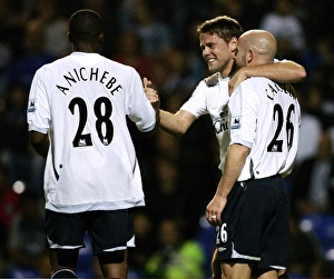 James Beattie of Everton celebrates after scoring the first goal James Beattie of Everton celebrates after scoring the first goal