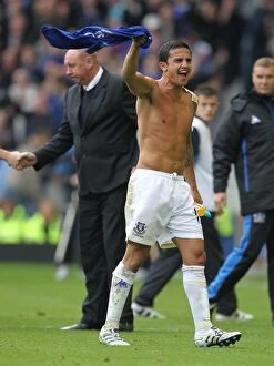 Images Dated 17th October 2010: Tim Cahill's Triumph: Everton's Victory Over Liverpool at Goodison Park - Premier League Soccer
