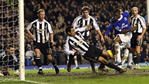Victor Anichebe scores his and his teams second goal of the game Victor Anichebe scores his and his teams second goal of the game