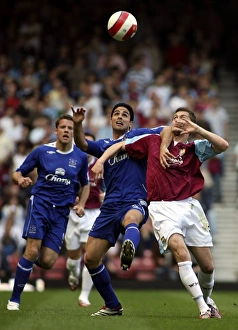 West Ham United v Everton George McCartney and Mikel Arteta West Ham United v Everton George McCartney and Mikel Arteta