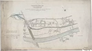 20180430 Collection: Clyde Navigation Bill in Parliament Session 1899. Plan showing Companys land proposed to be