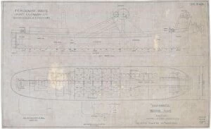 20180430 Collection: Trace of a Technical Docking Plan for the Dredger SS Carronwater