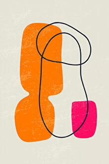 Colourful Illustration Series by Jay Stanley Collection: Abstract Minimal Series #4