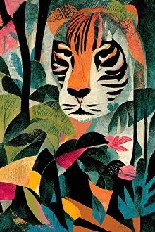 Landscapes Collection: Jungle Tiger