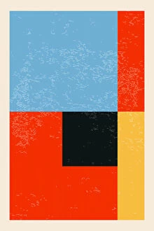 Colourful Illustration Series by Jay Stanley Collection: Minimal Abstract Shapes Series #16