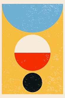 Colourful Illustration Series by Jay Stanley Collection: Minimal Abstract Shapes Series #29