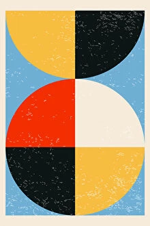 Colourful Illustration Series by Jay Stanley Collection: Minimal Abstract Shapes Series #31