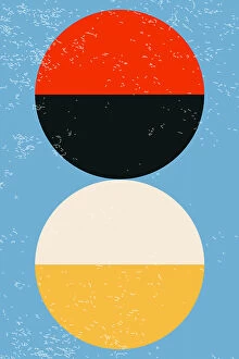 Colourful Illustration Series by Jay Stanley Collection: Minimal Shapes Series #4