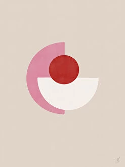 Anne Marie Volfova Collection: Red and Pink Abstract No. 2