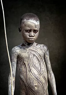 Lower Valley of the Omo Collection: Young Surma boy