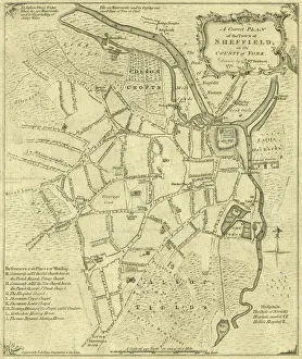 A correct plan of the town of Sheffield by William Fairbank, 1771 A correct plan of the town of Sheffield by William Fairbank, 1771
