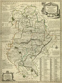 County Map of Bedfordshire, c. 1777 County Map of Bedfordshire, c. 1777