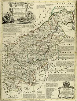 County Map of Northamptonshire, c. 1777 County Map of Northamptonshire, c. 1777