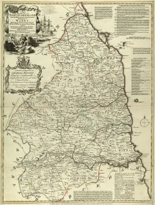 County Map of Northumberland, c. 1777 County Map of Northumberland, c. 1777